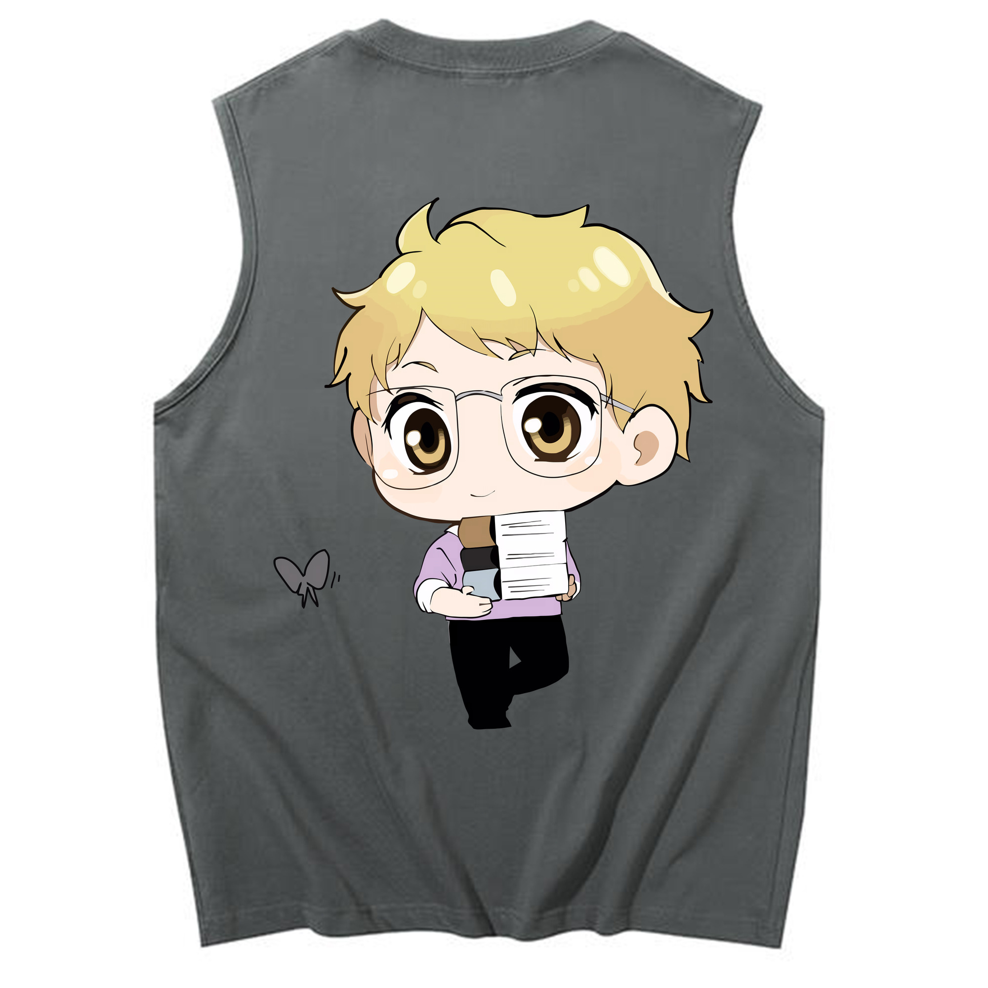 （画像用） ハイキュー!! Haikyu!! コットン100％タンクトップ（背面プリント）